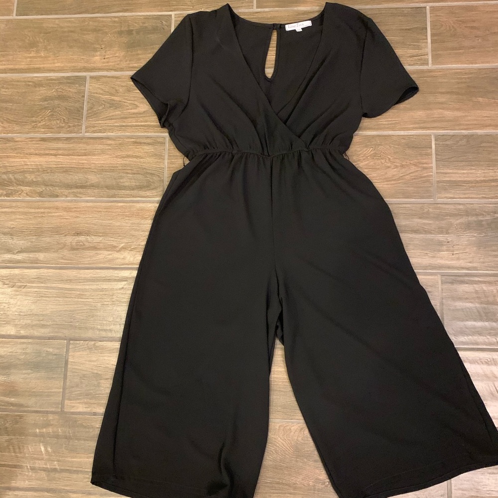 Velvet Tourch Capri Wide Leg Jumpsuit